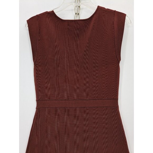 Aritzia Babaton Brown Midi Sweater Dress S - Picture 8 of 10